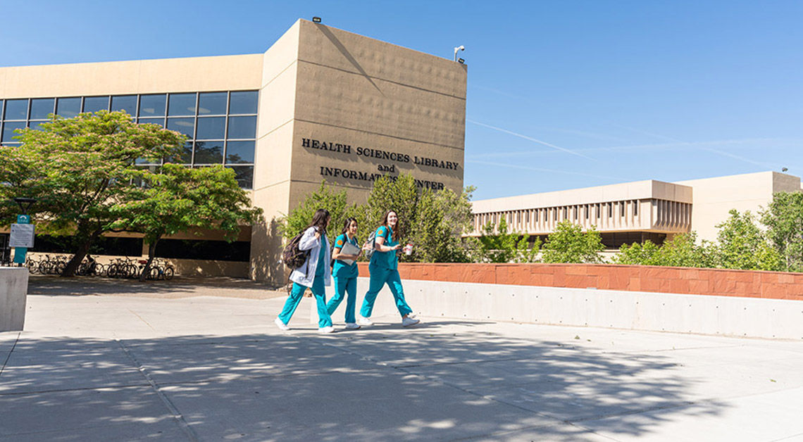 walking on campus